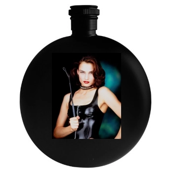 Famke Janssen Round Flask