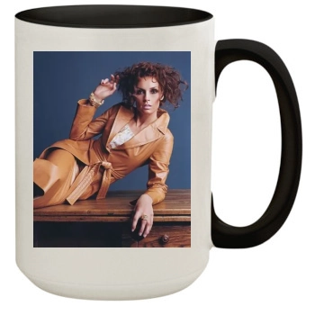 Famke Janssen 15oz Colored Inner & Handle Mug