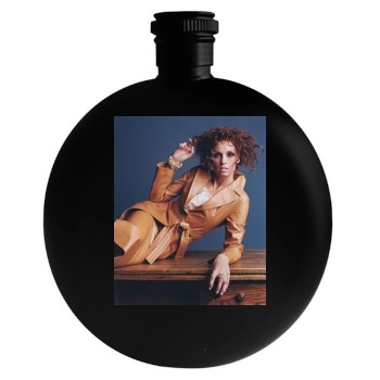 Famke Janssen Round Flask