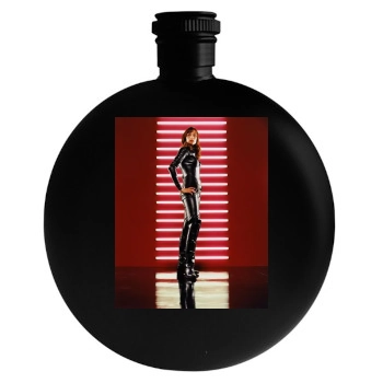 Famke Janssen Round Flask