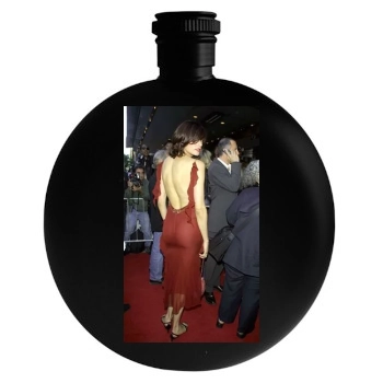 Famke Janssen Round Flask