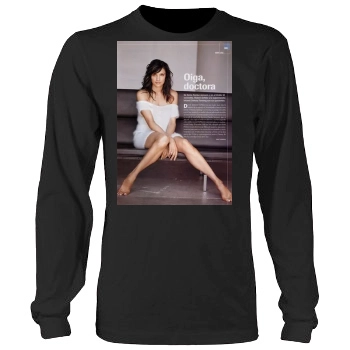 Famke Janssen Men's Heavy Long Sleeve TShirt