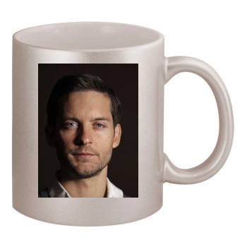 Tobey Maguire 11oz Metallic Silver Mug