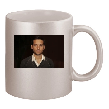 Tobey Maguire 11oz Metallic Silver Mug