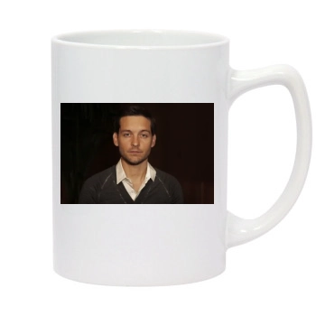 Tobey Maguire 14oz White Statesman Mug