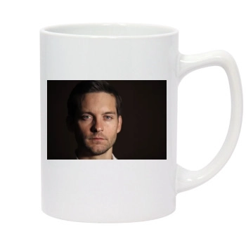 Tobey Maguire 14oz White Statesman Mug