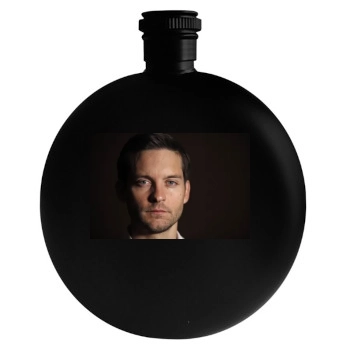 Tobey Maguire Round Flask