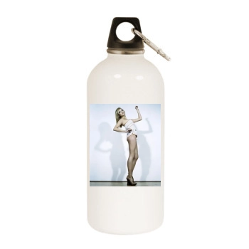 Fearne Cotton White Water Bottle With Carabiner