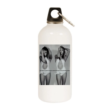 Fearne Cotton White Water Bottle With Carabiner