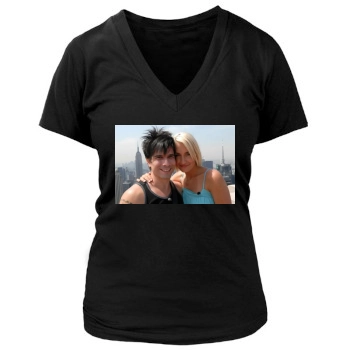 Sarah Connor Women's Deep V-Neck TShirt