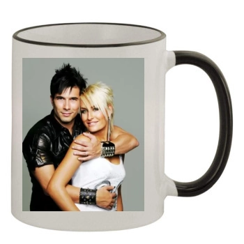 Sarah Connor 11oz Colored Rim & Handle Mug