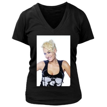 Sarah Connor Women's Deep V-Neck TShirt