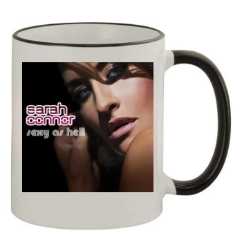 Sarah Connor 11oz Colored Rim & Handle Mug