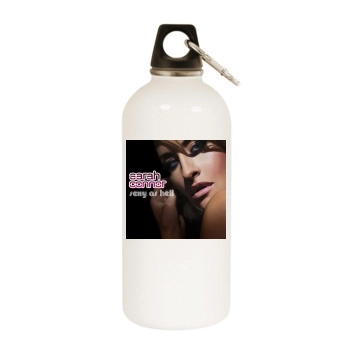 Sarah Connor White Water Bottle With Carabiner