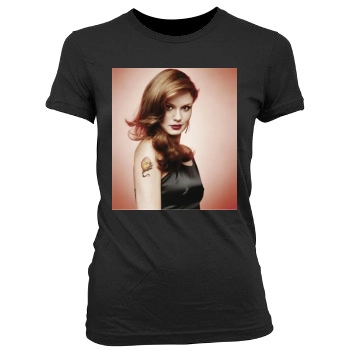 Sarah Wayne Callies Women's Junior Cut Crewneck T-Shirt