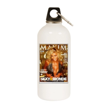 Federica Fontana White Water Bottle With Carabiner