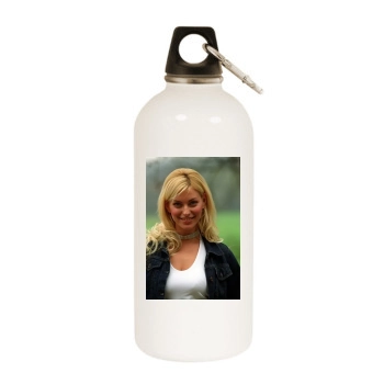 Federica Fontana White Water Bottle With Carabiner