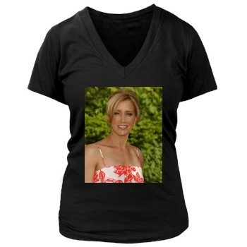 Felicity Huffman Women's Deep V-Neck TShirt