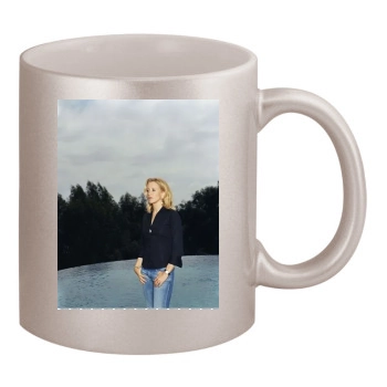 Felicity Huffman 11oz Metallic Silver Mug