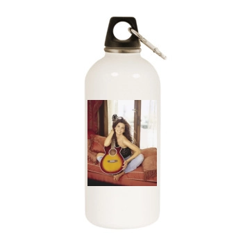 Shania Twain White Water Bottle With Carabiner