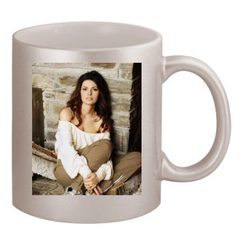 Shania Twain 11oz Metallic Silver Mug