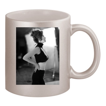 Shania Twain 11oz Metallic Silver Mug