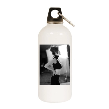 Shania Twain White Water Bottle With Carabiner