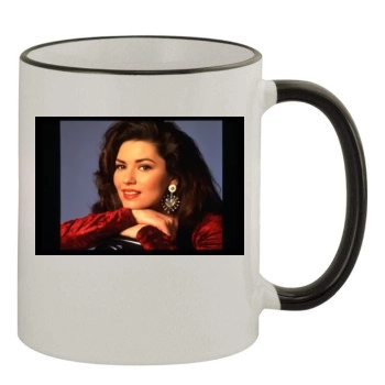 Shania Twain 11oz Colored Rim & Handle Mug