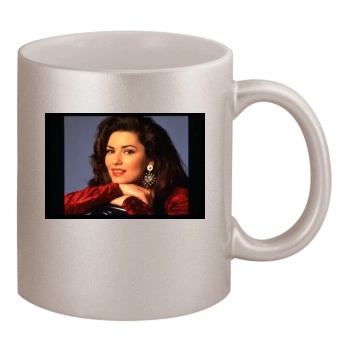 Shania Twain 11oz Metallic Silver Mug