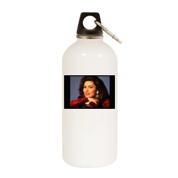 Shania Twain White Water Bottle With Carabiner