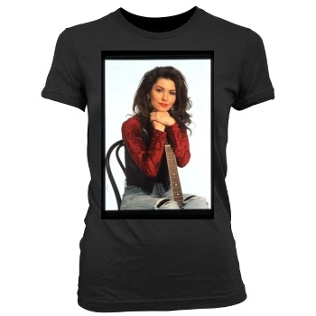 Shania Twain Women's Junior Cut Crewneck T-Shirt