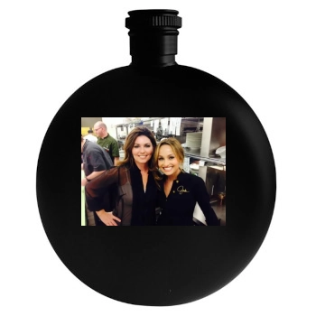 Shania Twain Round Flask