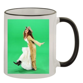 Shania Twain 11oz Colored Rim & Handle Mug