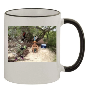 Shania Twain 11oz Colored Rim & Handle Mug