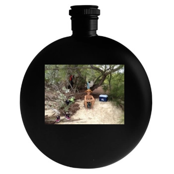 Shania Twain Round Flask