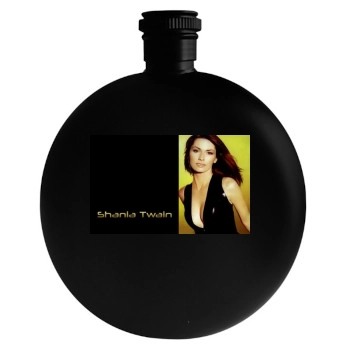 Shania Twain Round Flask