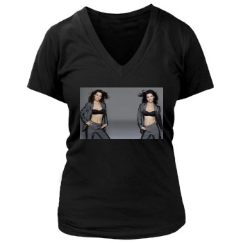 Shania Twain Women's Deep V-Neck TShirt