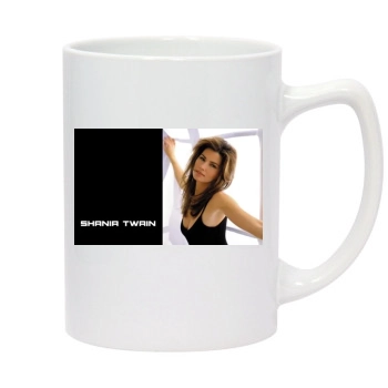 Shania Twain 14oz White Statesman Mug