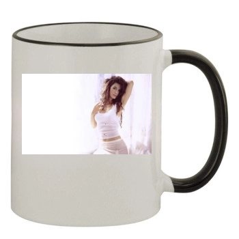 Shania Twain 11oz Colored Rim & Handle Mug