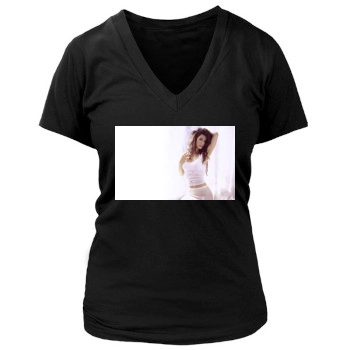 Shania Twain Women's Deep V-Neck TShirt