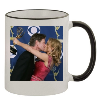 Felicity Huffman 11oz Colored Rim & Handle Mug