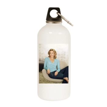 Felicity Huffman White Water Bottle With Carabiner