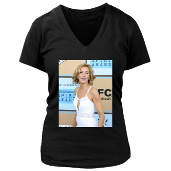 Felicity Huffman Women's Deep V-Neck TShirt