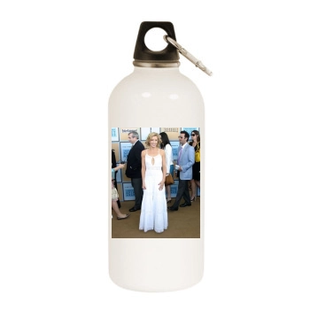 Felicity Huffman White Water Bottle With Carabiner