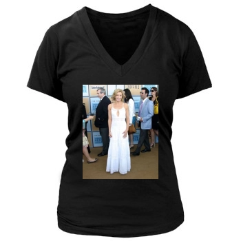 Felicity Huffman Women's Deep V-Neck TShirt