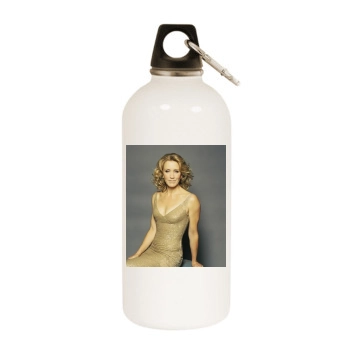 Felicity Huffman White Water Bottle With Carabiner