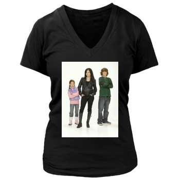 Shannen Doherty Women's Deep V-Neck TShirt