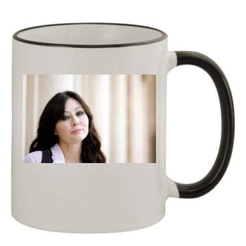 Shannen Doherty 11oz Colored Rim & Handle Mug