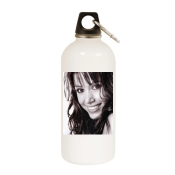 Shannon Elizabeth White Water Bottle With Carabiner