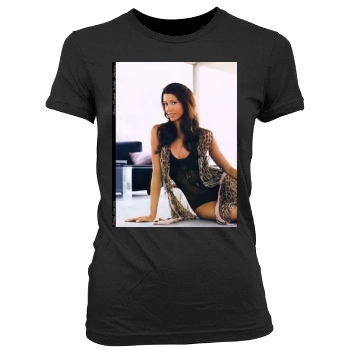 Shannon Elizabeth Women's Junior Cut Crewneck T-Shirt